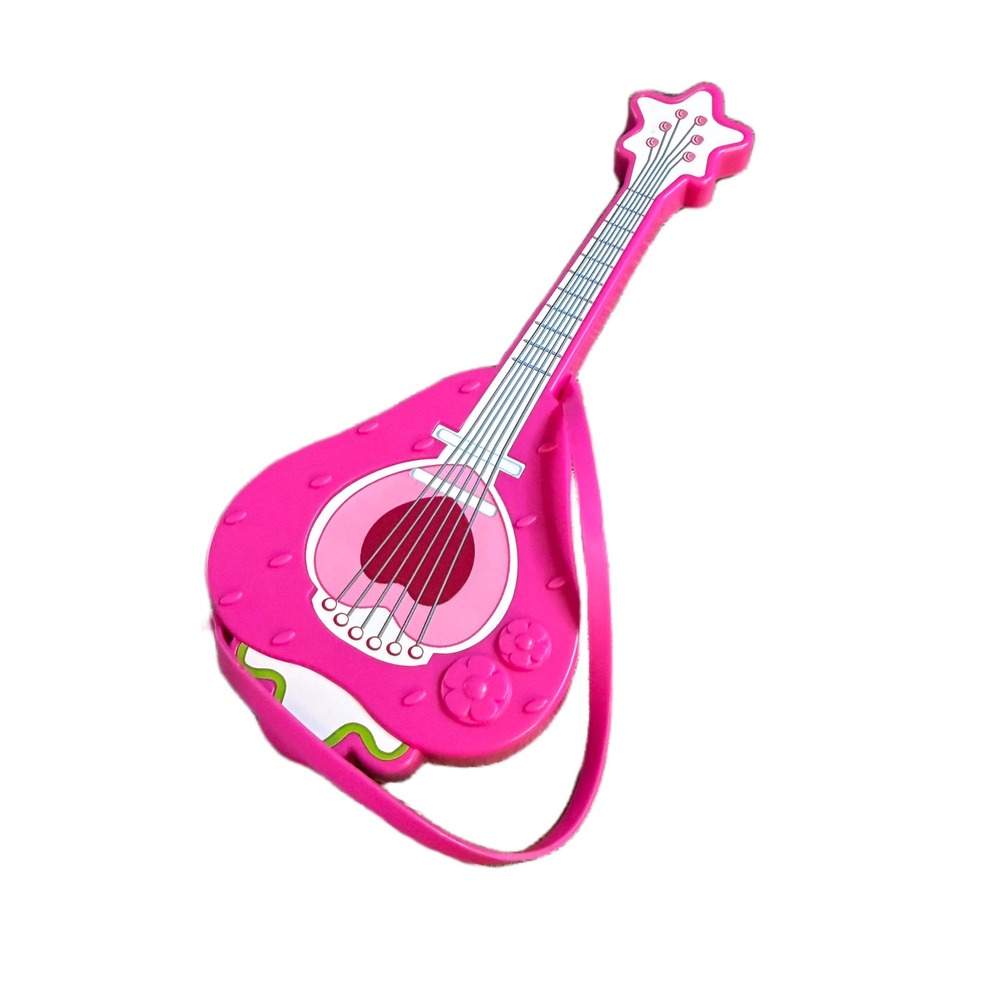 Strawberry Shortcake Rock Star Singing Doll Replacement Pink Guitar Toy 2014